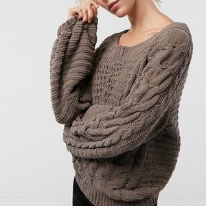 Express Cable knit sweater
